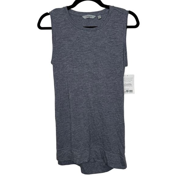 Women's Workout Athleta NWT Heather Gray Siro Twist Back Scoop Neck Tank - S - Picture 1 of 4
